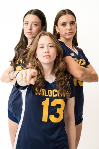 Thea Harnish, Maggie Harnish, and Nora Hogan-WSHS soccer players